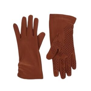 Driving Gloves Tech Touch Fleece Lined Cognac Gloves